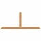 Ekena Millwork Portland Timber Gable Bracket, Western Red Cedar, 108"W x 45"H x 5 1/2"D x 5 1/2"F, 10/12 Pitch GBW108X45X0606POR00SWR - alternate 1